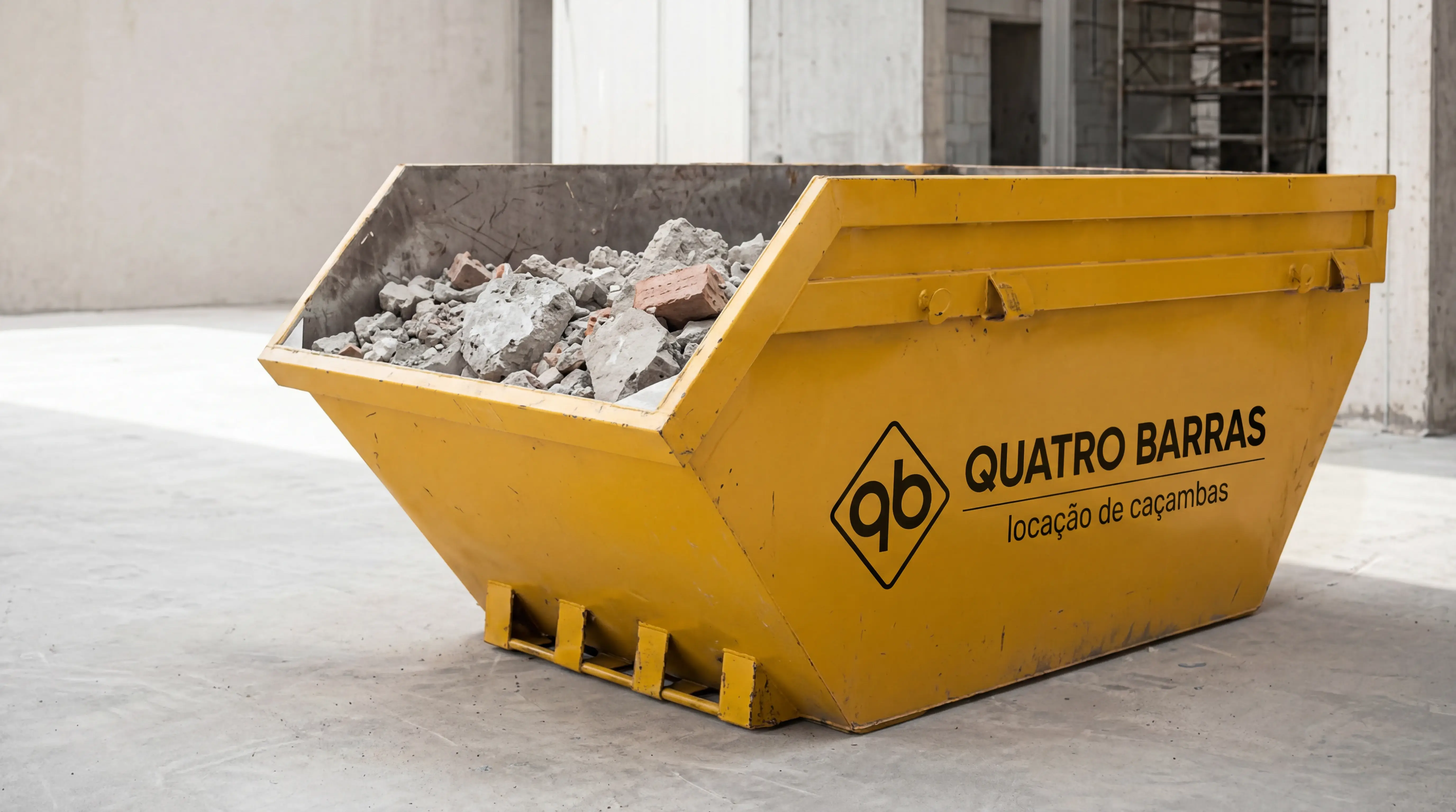 Locação de caçambas para obra